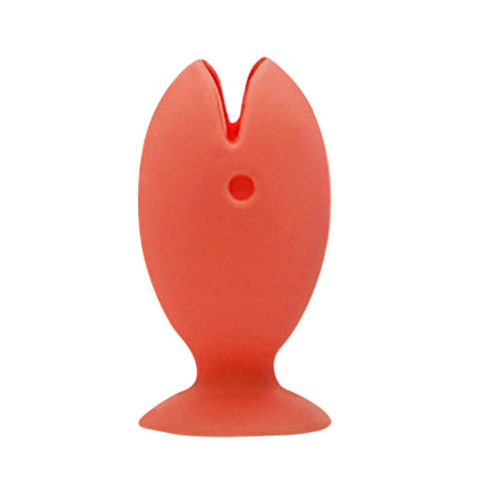 (Orange) Toothbrush Protective Cover Portable Outdoor Travel Toothbrush Cover Toothbrush Shelf,Standing ToothBrush Cover Cap Stand