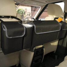 (Multicolor) Deluxe Car Backseat Trunk Organizers, Car Trunk Tidy Storage Bags with Lids For