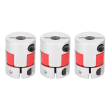 3Pcs Flexible Coupler Aluminum Alloy Ball Screw