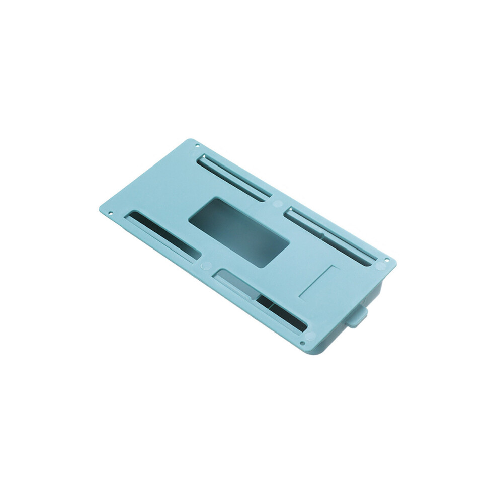 (Blue) Under Desk Storage Drawer Punch Under-The-Table Drawer Office Storage Box Hidden Paste Style-image-OPC-PKGW686-NEW