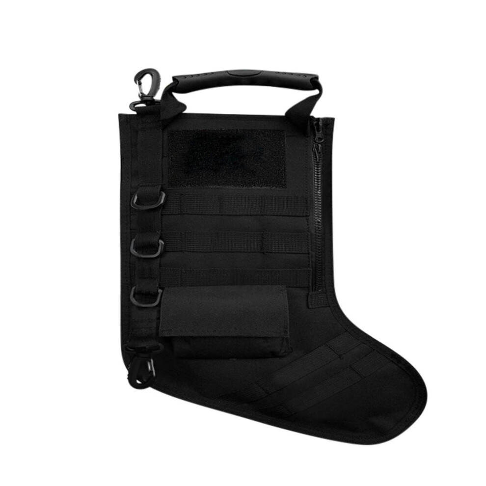 (Black) Christmas Stocking Molle Military Christmas Stocking Desert Woodland-image-OPC-PKGW7BG-NEW