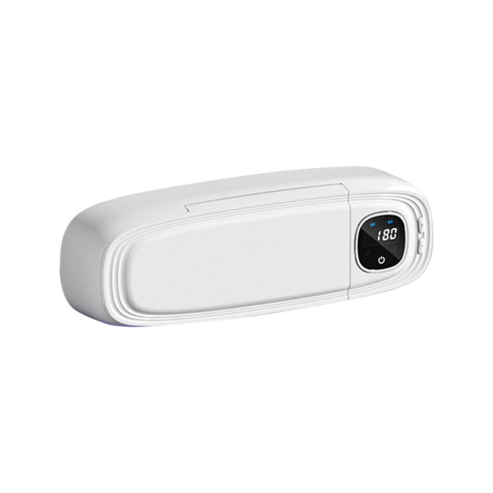 (White) Toothbrush Sterilizer Intelligent Drying Hole Wall Mounted Toothbrush Cup