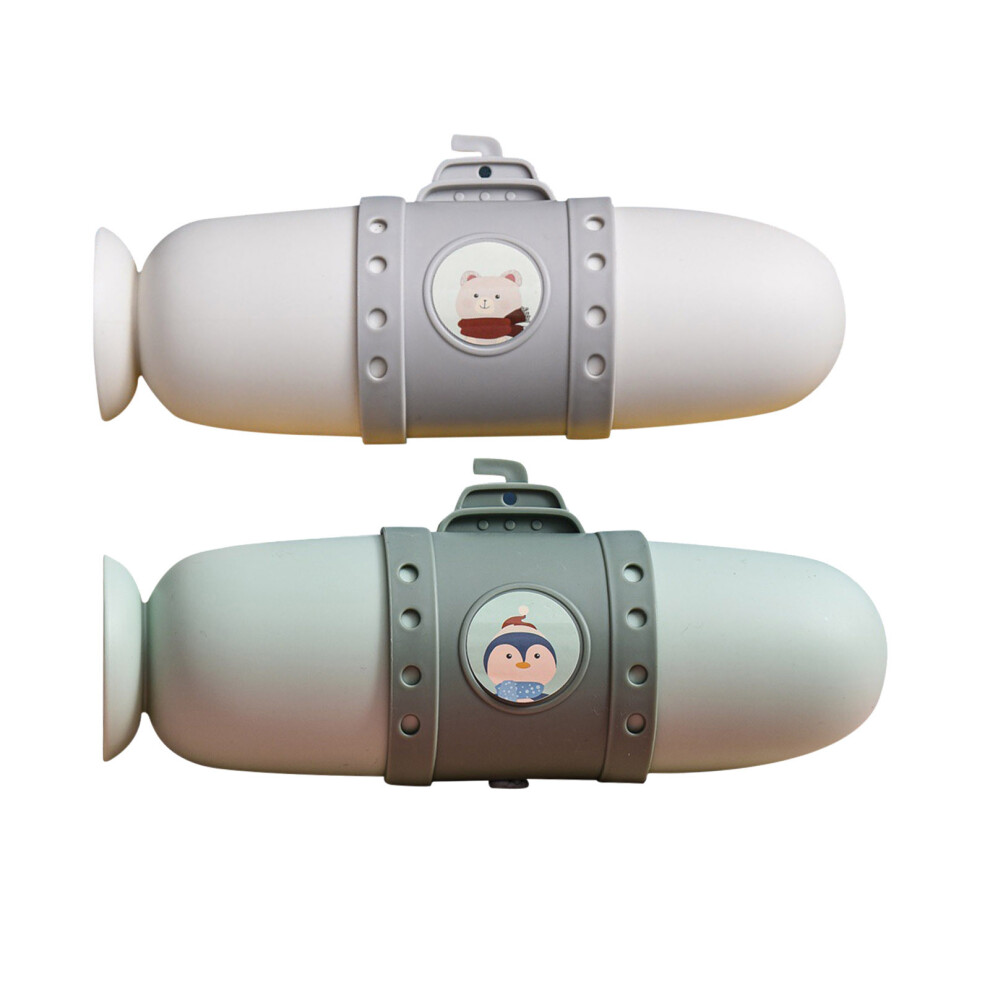 (Multicolor) 2PCS Portable Cartoons Toothbrush Box Travel Toothbrush Toothpaste Storage Box-image-OPC-PKGWBGQ-NEW