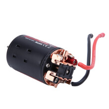 Fernlenkfahrzeug 1/10 550 10T Bürstenmotor Schwarz Rot Metall/Kunststoff für Kletterfahrzeuge
