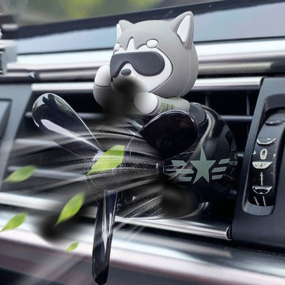 (Black) Car Mounted Aromatherapy Outlet Clip Car Interior Decoration And Ornaments Car Accessories Black 4224018631551