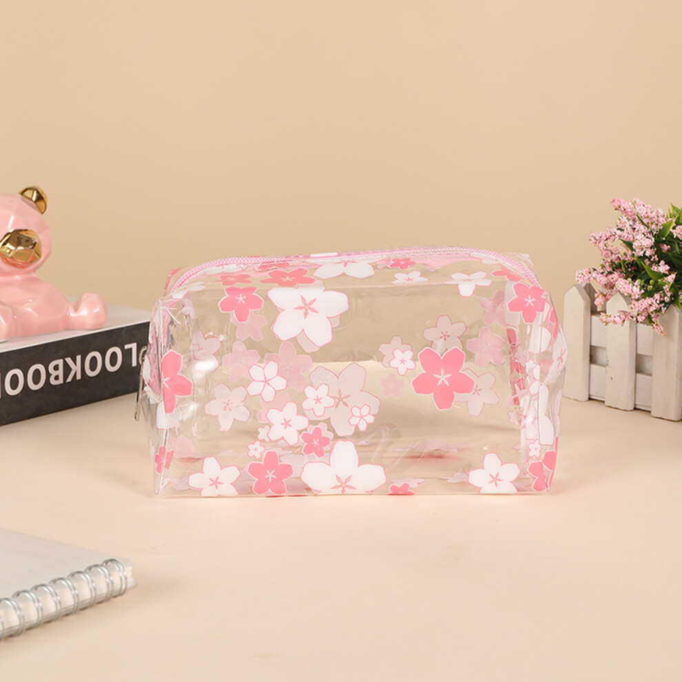 (H) Transparent Pencil Case Ins Cute High Face Girl Heart Large Capacity Pencil Case-image-OPC-PKGWGF8-NEW