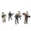 6PC Movable Soldier Figures with 360 Rotating Joints & Weapons 6