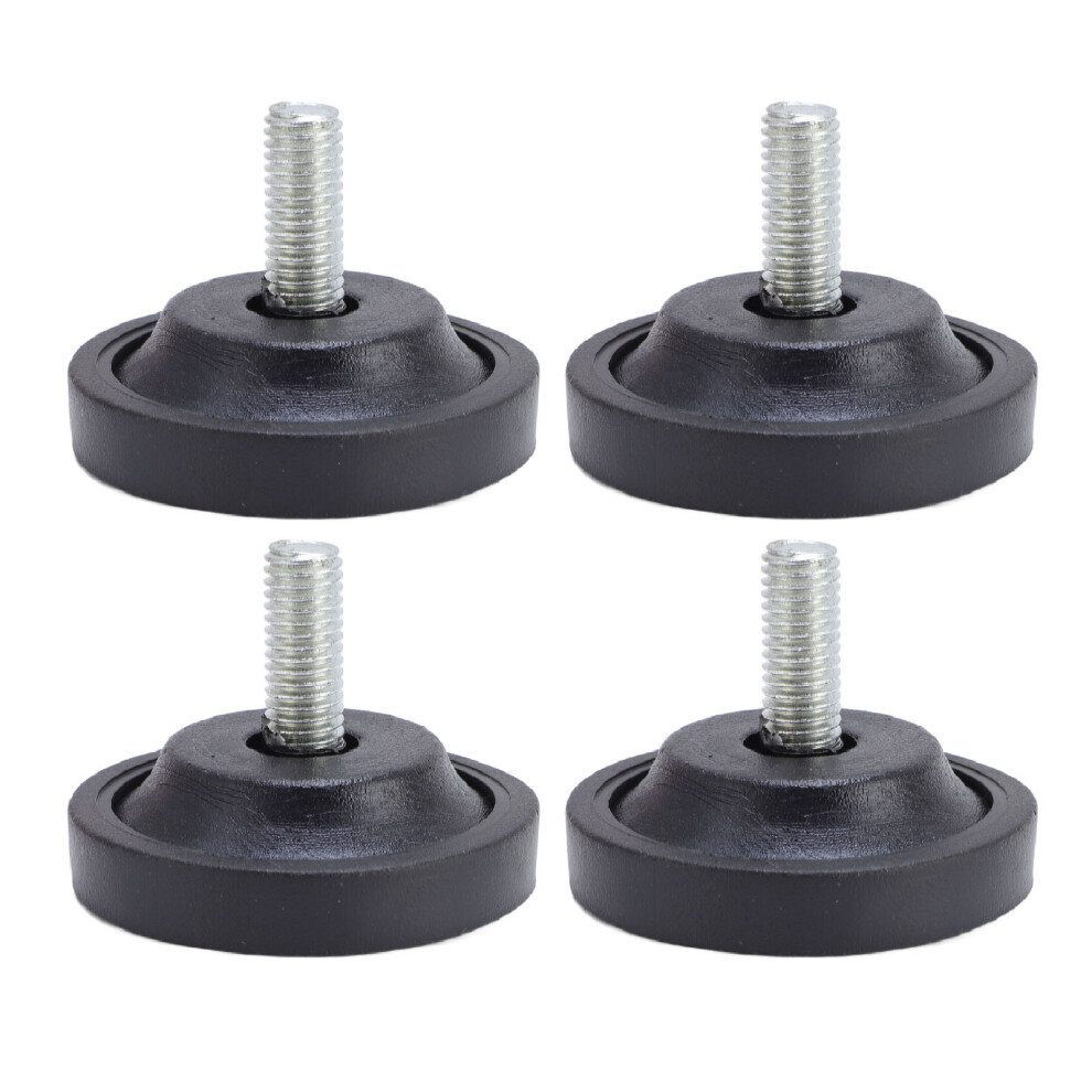4Pcs Screw On Rubber Feet For Furniture Adjustable 8320539330273