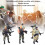 6PC Movable Soldier Figures with 360 Rotating Joints & Weapons 8