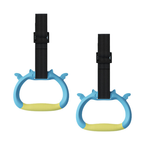 Professional Home Exercise Rings with Strap,-1 meter blue