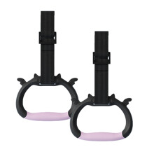 Adjustable Gymnastic Rings with Strap Strength-1 meter black