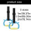 Adjustable Gymnastic Rings with Strap Strength-1 meter black 3