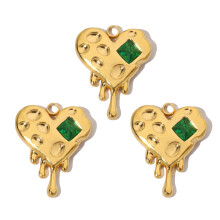 3Pieces French Inspired Heart Pendants Exquisite Heart-YE572x3