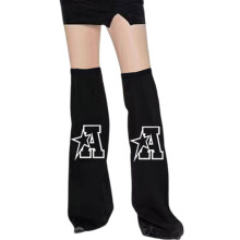 Women's Flared Leg Warmer Fashion Leg Sleeve Summer-Black