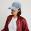 Stylish Long Furry Brims Baseball Caps Distressed-Deep Blue 5