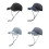Stylish Long Furry Brims Baseball Caps Distressed-Deep Blue 2
