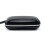 Black PU Leather Glasses Case Zippered Shockproof Sunglasses Box 2