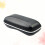 Black PU Leather Glasses Case Zippered Shockproof Sunglasses Box 4