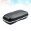 Black PU Leather Glasses Case Zippered Shockproof Sunglasses Box 8