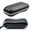 Black PU Leather Glasses Case Zippered Shockproof Sunglasses Box 11
