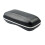 Black PU Leather Glasses Case Zippered Shockproof Sunglasses Box 3