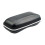 Black PU Leather Glasses Case Zippered Shockproof Sunglasses Box 7
