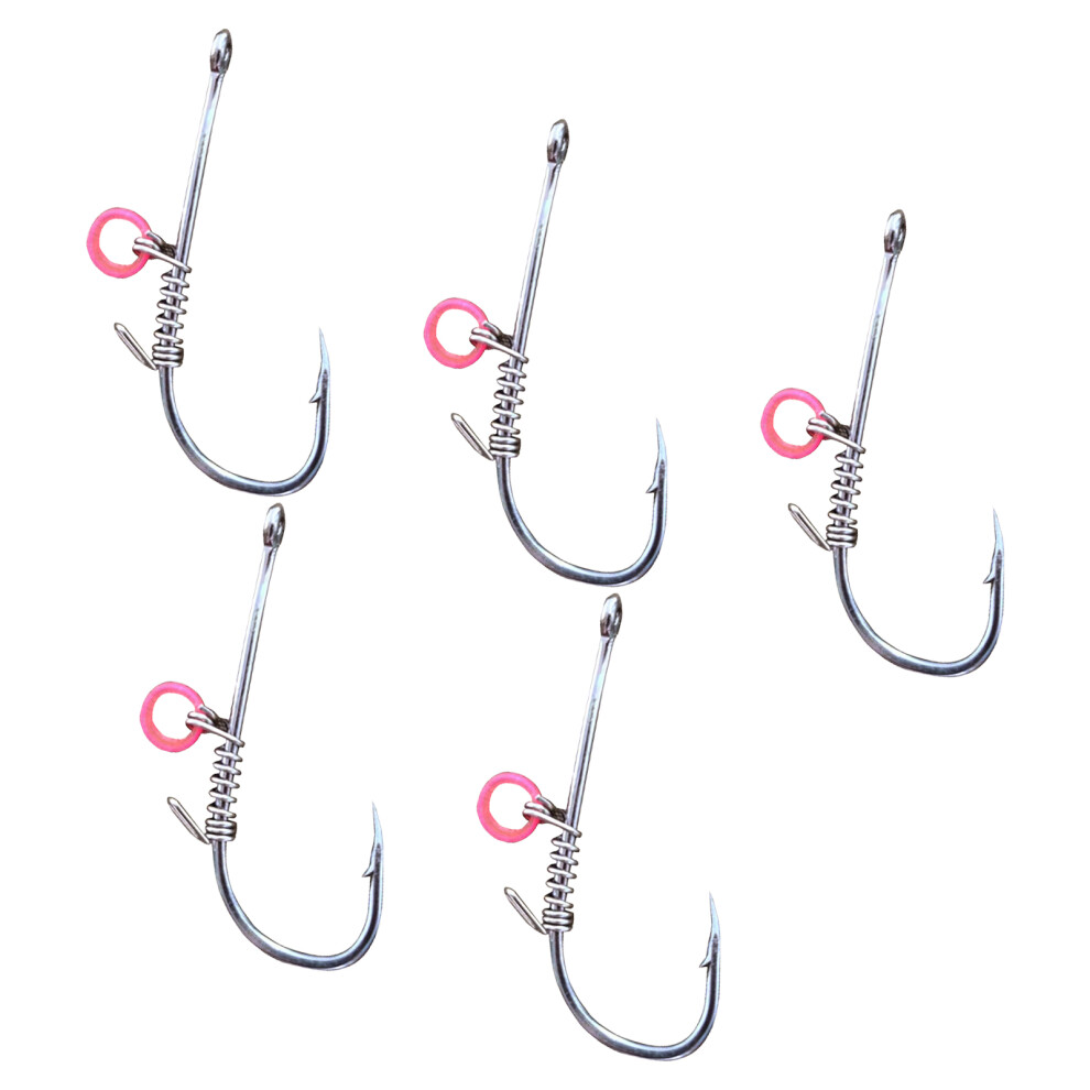 5pcs Live Shrimp Fixed Hooks Fishing Hooks Strong-style A-image-OPC-PKGWPW6-NEW