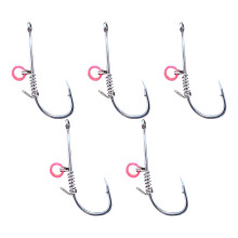 Live Shrimp Fixed Hooks for Bass Fishing Hooks Fishing-style B