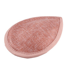 Sinamay Costume Hat Base Teaparty Fascinator Base-leather pink