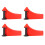 4 Pcs Tire Hose Guard Plastic Preventing Stucking 4