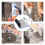 45 Degree Angle Grinder Tile Chamfering-With water hose and 3