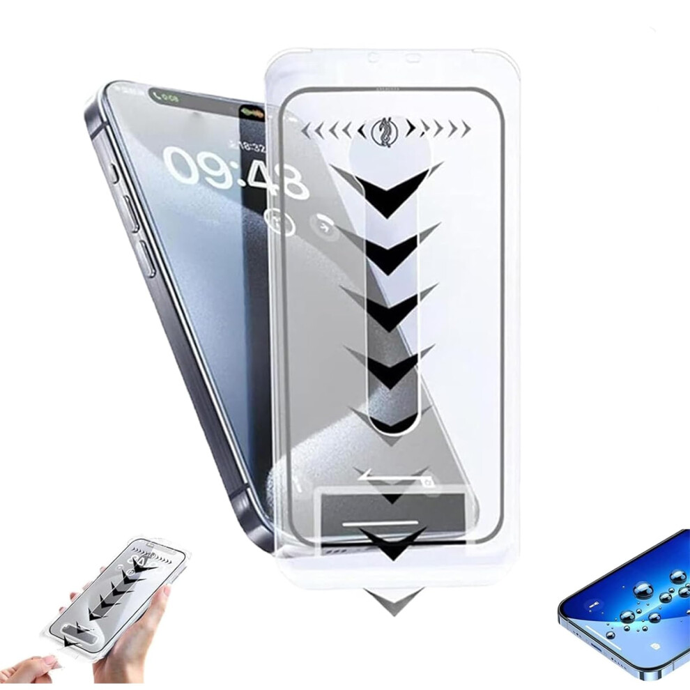 Silk Screen Dust-Free Room Tempered Film For Iphone 11-16 Series Privacy Hd Screen Protector Invisible 9084446923001