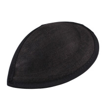 Sinamay Hat Fascinator Hat Base for Millinery Handmade-Black