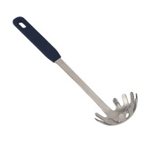 Multi-Functional Stainless Steel Spaghetti Rake with Silicone Handle, 8x31cm