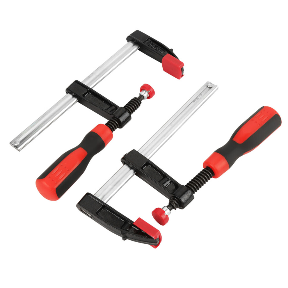 2Pcs Heavy Duty F Clamps Woodworking Bar Clips