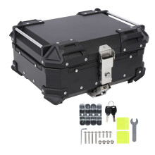 25L Motorcycle Top Box Aluminum Alloy Quick
