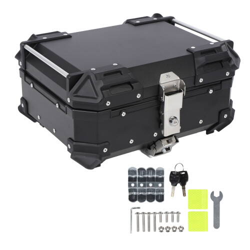 25L Motorcycle Top Box Aluminum Alloy Quick