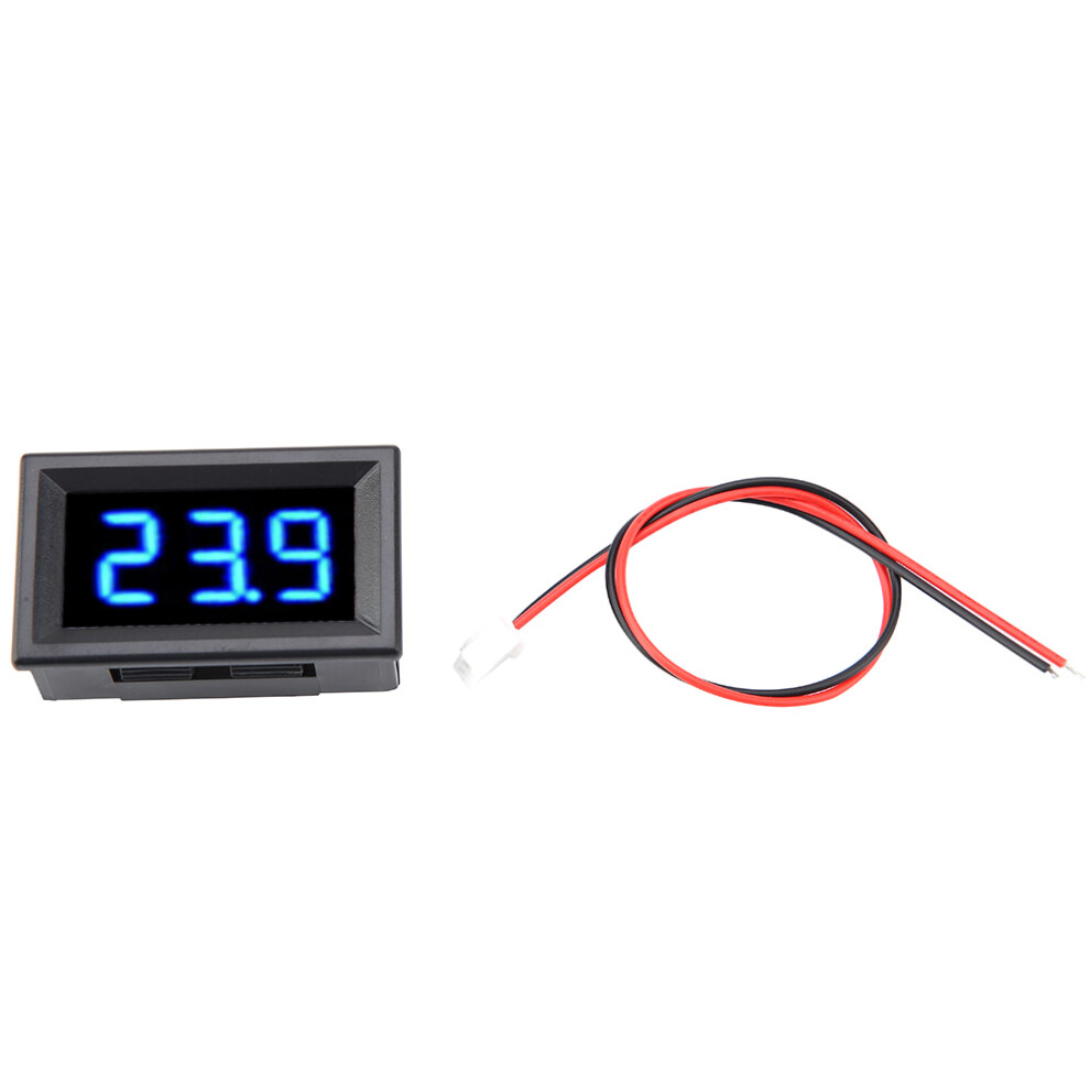 Digital Voltmeter 0.56Inch Two Wire Dc 2.5-30V Blue 8320539331775