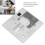 Sewing Machine Needle Plate Replacement for MC250C 8x8cm 6