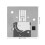 Sewing Machine Needle Plate Replacement for MC250C 8x8cm 2