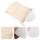 1 set make-up-entfernungspads aus bambusfaser mit baumwollnetzbeutel 5