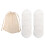 1 set make-up-entfernungspads aus bambusfaser mit baumwollnetzbeutel 4