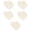 10 in legno a forma cuore per borsa all'uncinetto 7