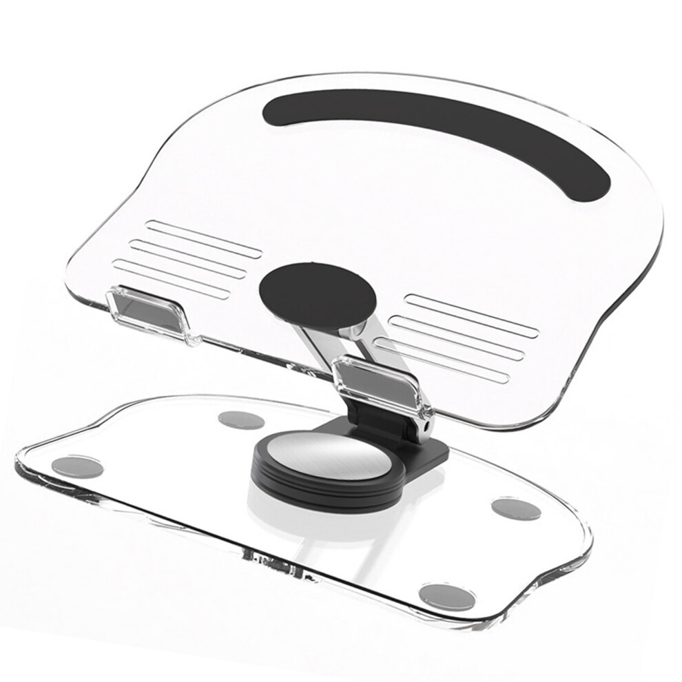 Acrylic 360 Rotating Foldable Tablet Stand 15.5X12.5cm Black 5011349654668