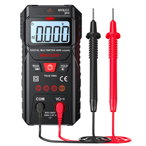 MY8231 Pro Digital Multimeter 4000 Counts Backlit LCD 2