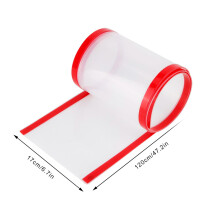 Transparenter Kindersicherheits-Türscharnier-Abdeckungen 120x17cm Fingerquetschen-Schutz Sicherheit