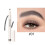 (2) Eyebrow Pencil with 4 Micro-Fork Tip Applicator Long Lasting Waterproof Makeup 2