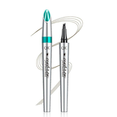 (4) Eyebrow Pen with a Micro-Fork Tip Applicator Long Lasting Eye Brow Pencil Tool 2