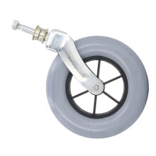 Universal 8 Inch Wheelchair Caster - Wear Resistant Shock Absorbing