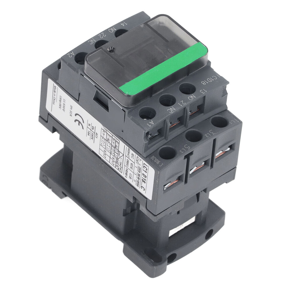 Lc1d18 18A 380V Ac Contactor With Flame Retardant Shell & Copper Coil 5071349656376